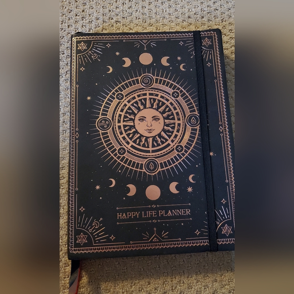 Happy Life Planner - Black and Gold